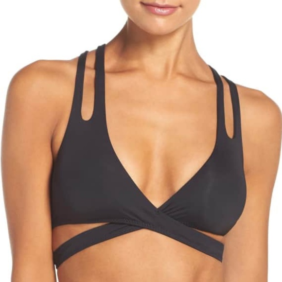 becca wrap bikini top